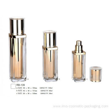 Empty Plastic Customized Cosmetic Lotion Bottle Container